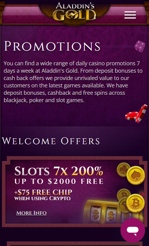 Aladdingold Casino mobile